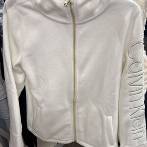 Calvin Klein Cream Teddy Jacket